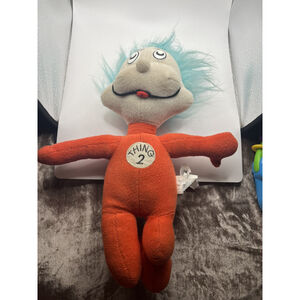 Dr. SEUSS - The Cat In The Hat Movie Official THING 2 Stuffed Animal Toy SEE